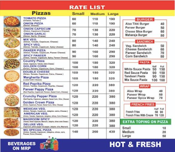 New Pahalwan Family Restaurant menu 