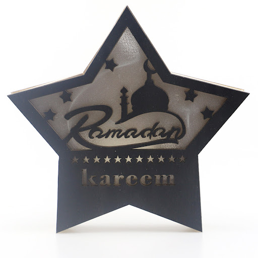 Title 5, Gurban Festival Five-pointed Star with LED Ligh...