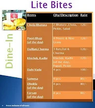 Panchavati Gaurav Thali menu 2