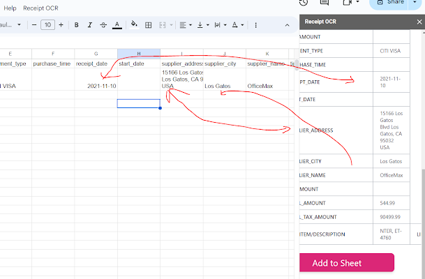Receipt OCR  screenshot 1