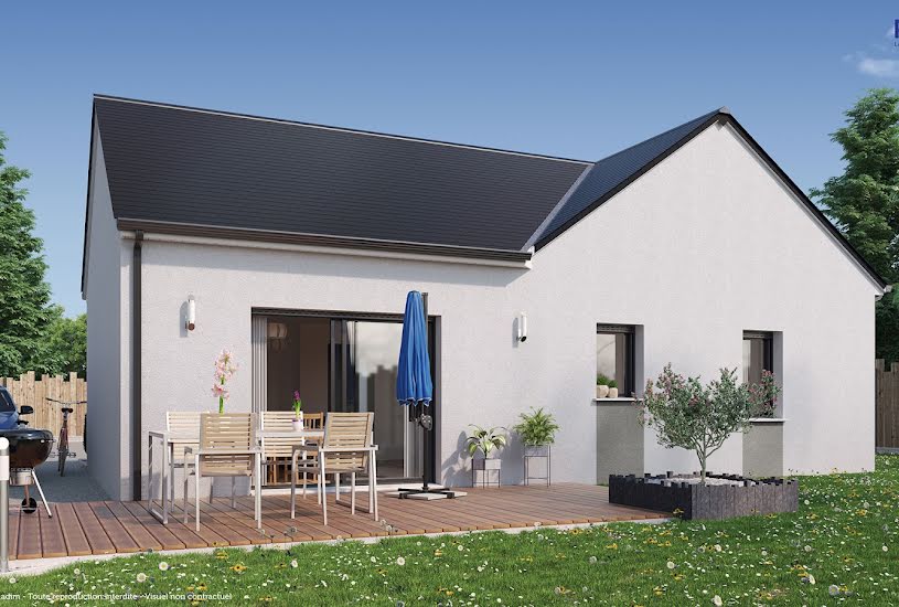  Vente Terrain + Maison - Terrain : 360m² - Maison : 76m² à Vigneux-de-Bretagne (44360) 