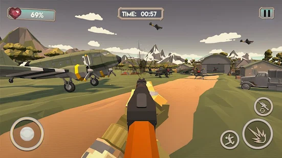 World War 2 Shooting Games: Polygon WW2 Shooter apk mod