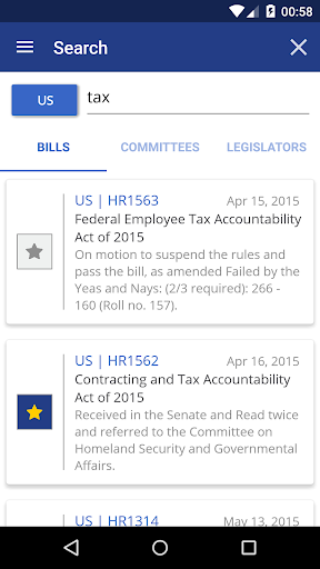 TrackBill: Legislation Tracker