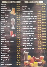 Keerthi Bhavan menu 2