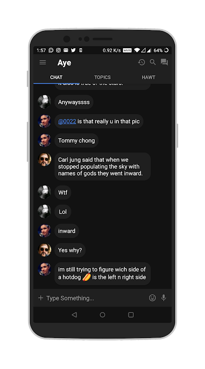 Aye Chat Rooms For Geeking Out With Strangers Android