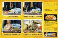 Just Shawarma menu 1