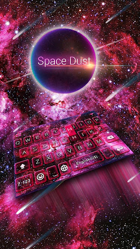 Space Dust Emoji Kika Keyboard