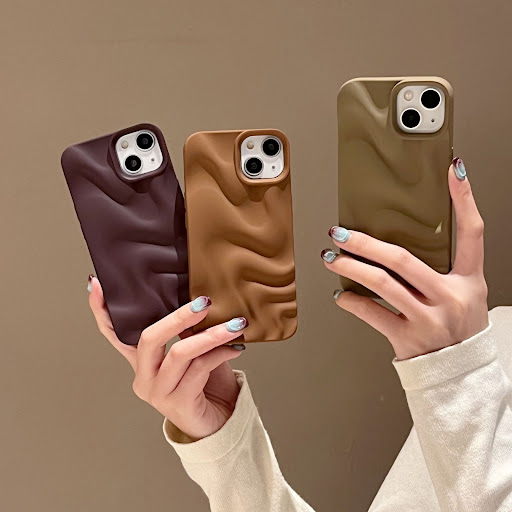 Title 1, Three-dimensional Pleated Water Ripple Phone Ca...
