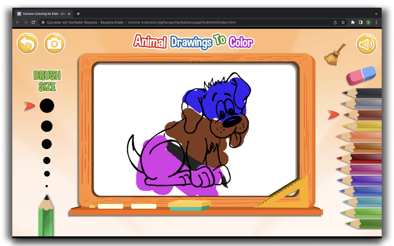 Cartoon Coloring for Kids - Coloring Book Preview image 6