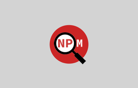 npm lookup small promo image