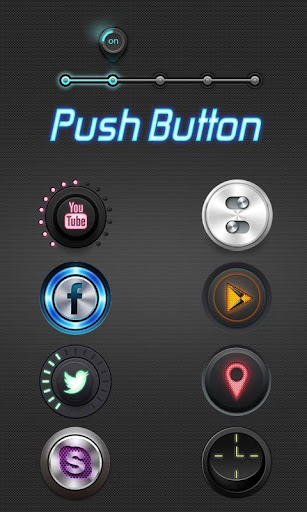 Push Button GO Launcher Theme