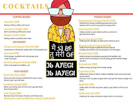 Bar Tales menu 4