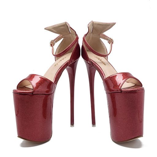 Title 3, Summer Sandals Ultra-high Stiletto 19cm Patent ...