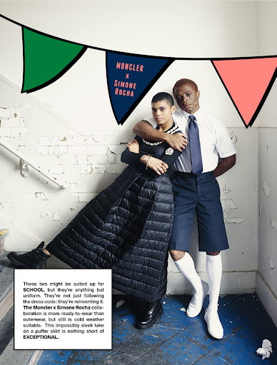 Generation X Editorial Moncler Simone Rocha