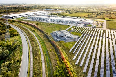 Il campo fotovoltaico di St. Ghislain