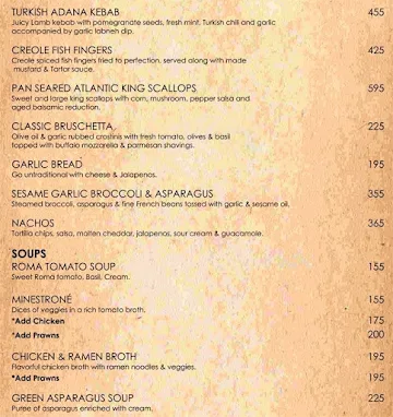 MediumWellDone menu 