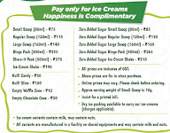 Apsara Ice Creams menu 2