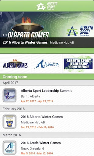 Alberta Sports Events App