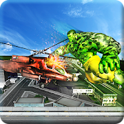 Superhero Incredible Monster Hero Army Gunship War  Icon