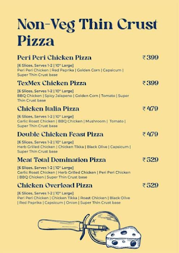 Leancrust Pizza - Thincrust Experts menu 
