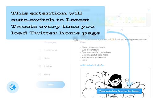 Auto-switch to Latest Tweets for Twitter