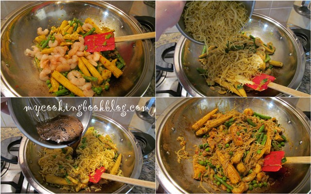 Нуделс по Сингапурски (Singapore noodles)