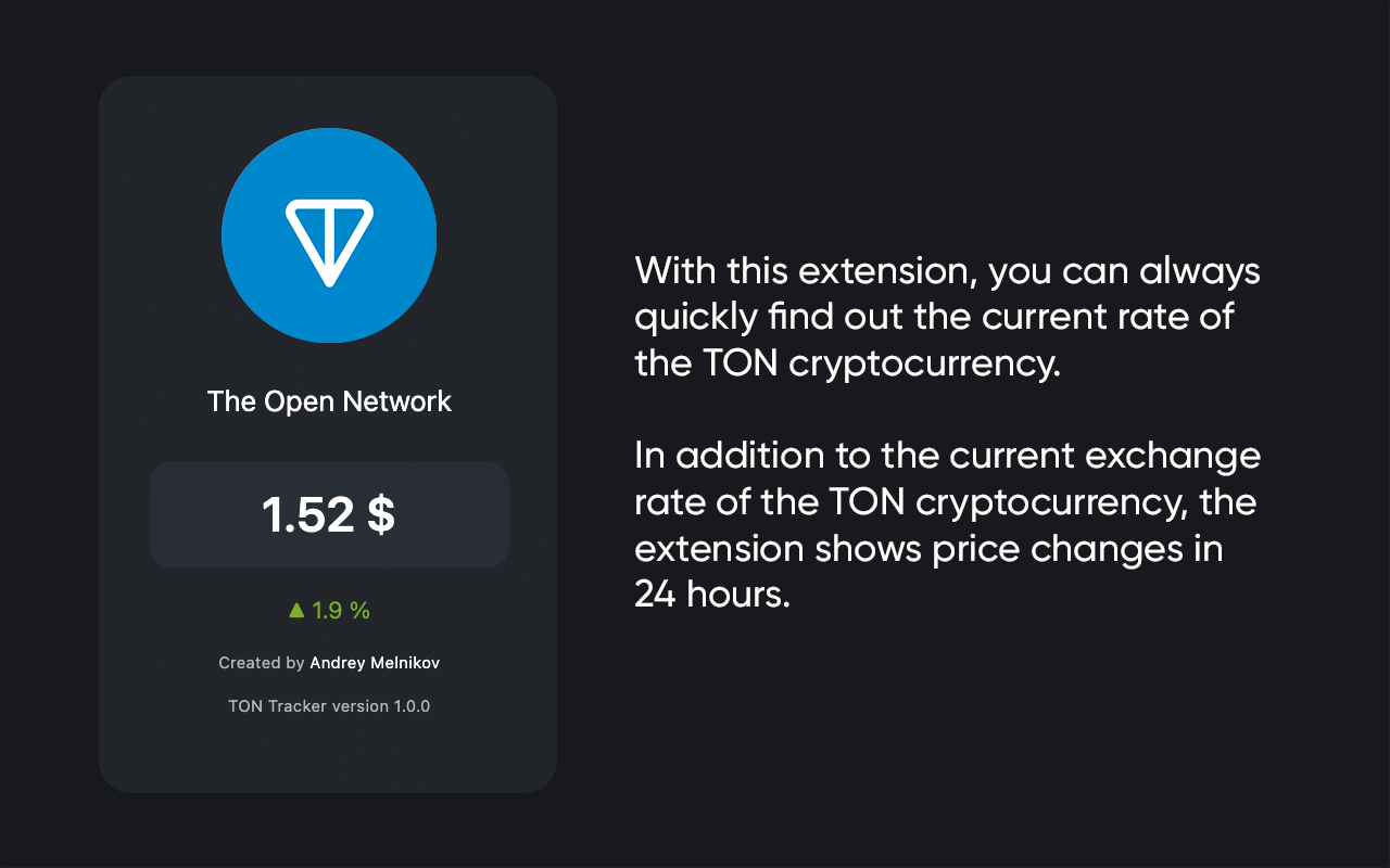 TON Crypto Price Tracker Preview image 0