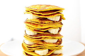 Healthy Banana Pancakes Recipe (Whole Wheat)