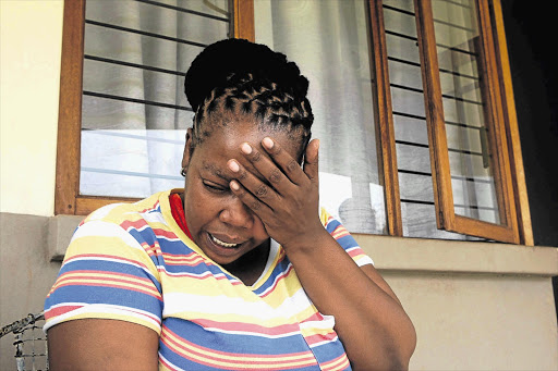 Mita Morobe, of Morganhoff Golf Estate in Pretoria North describes the trauma she is going through after her six-month-old baby, Kgosientsile, was allegedly kidnapped by the nanny Picture: PEGGY NKOMO