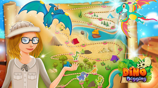 Os de dinosaure : Jeu de fouille  APK MOD screenshots 6