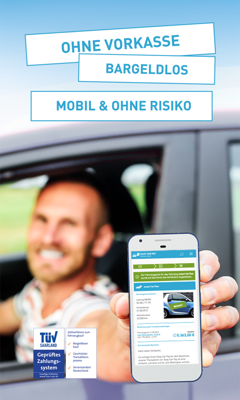 Android application Easy Car Pay screenshort