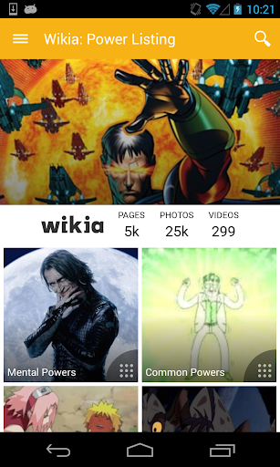 Wikia: Power Listing