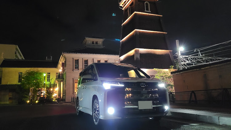 ノアの甲州夢小路・時の鐘・山梨・夜ドライブに関するカスタム事例の投稿画像1枚目