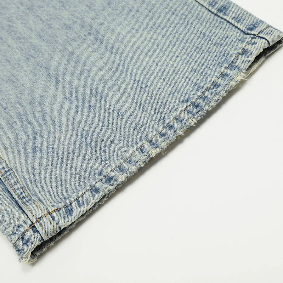 Jeans Americanos Retro para Hombre Estilo Personalidad Moda, Ajuste Cómodo, Diseño Clásico, Look Vintage para un Estilo Único y Atemporal.