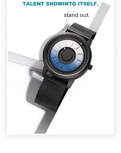 Title 12, Mens Magnetic Watch Quartz Original Band 40mm ...