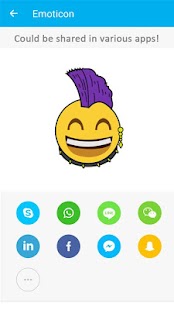 GO Keyboard Sticker Punk Emoji - náhled