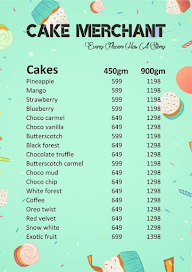 Cake Merchant menu 2