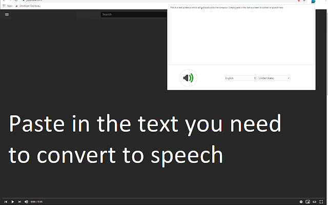 Text to Speech for Google Chrome™ chrome extension