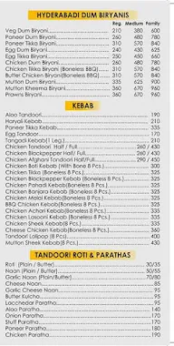 Paradise Cuisine - Hyderabadi Biryani menu 4