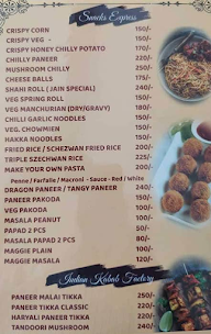 Mukund Villas menu 2