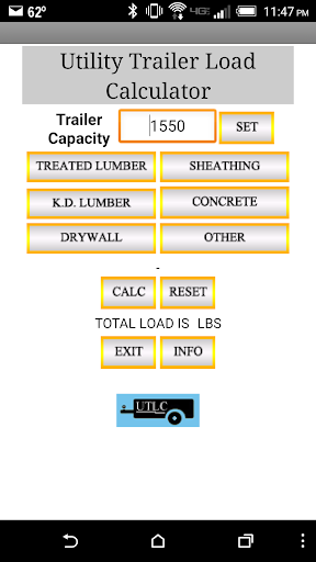 Utility Trailer Load Calc