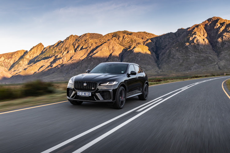 The new Jaguar F-Pace SVR will go from 0-100km/h in 4.0 seconds.