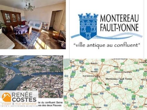 Vente viager 6 pièces 100 m² à Montereau-Fault-Yonne (77130), 64 663 €