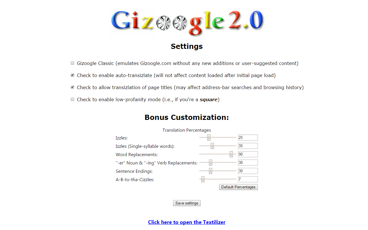 Gizoogle 2.0 Preview image 6