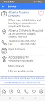 Alberta Health Services (AHS) Screenshot