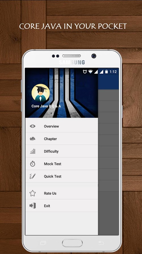 Android application CoreJava 8 screenshort
