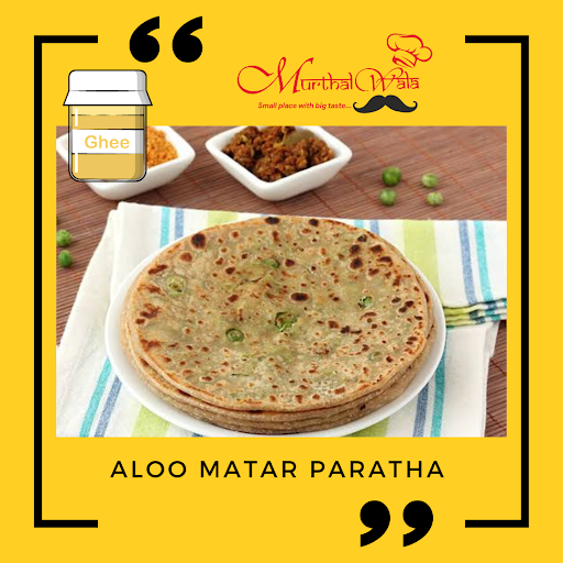 Aloo Matar (Desi Ghee) Paratha