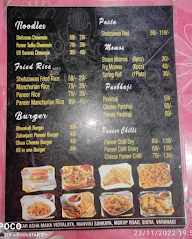 Rajwadi Cafe menu 1