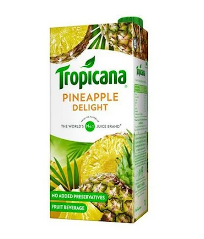 Tropicana Delight Fruit Juice - Pineapple - 200 ml