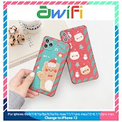 Ốp Lưng Iphone Thêu Gấu Noel /6/6Plus/6S/6Splus/7/7Plus/8/8Plus/X/Xr/Xs/11/12/Pro/Max/Plus/Promax - Sale Sốc D5 - 3